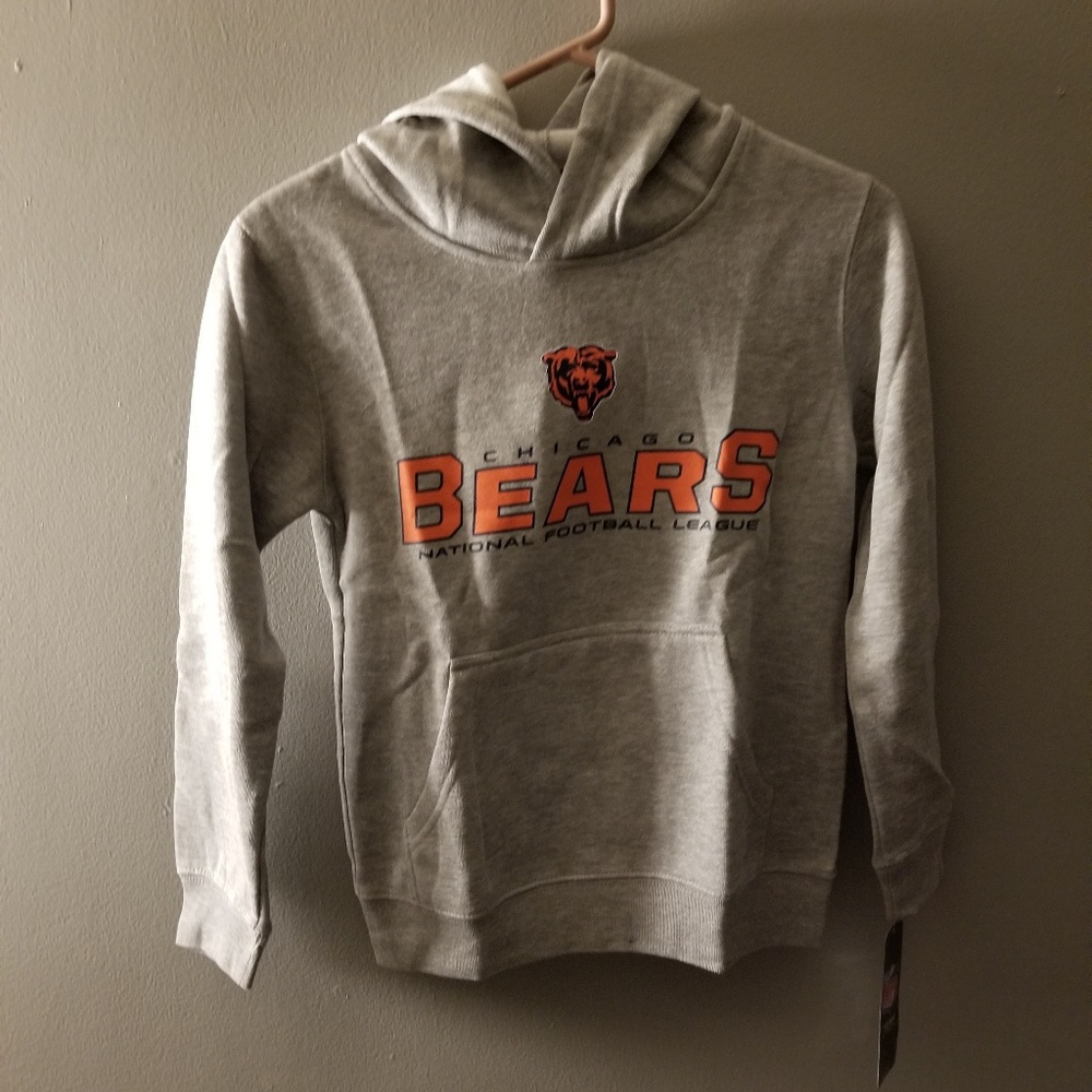 Chicago bears hoodie and shirt combo size 8